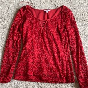 Candies lace long sleeve